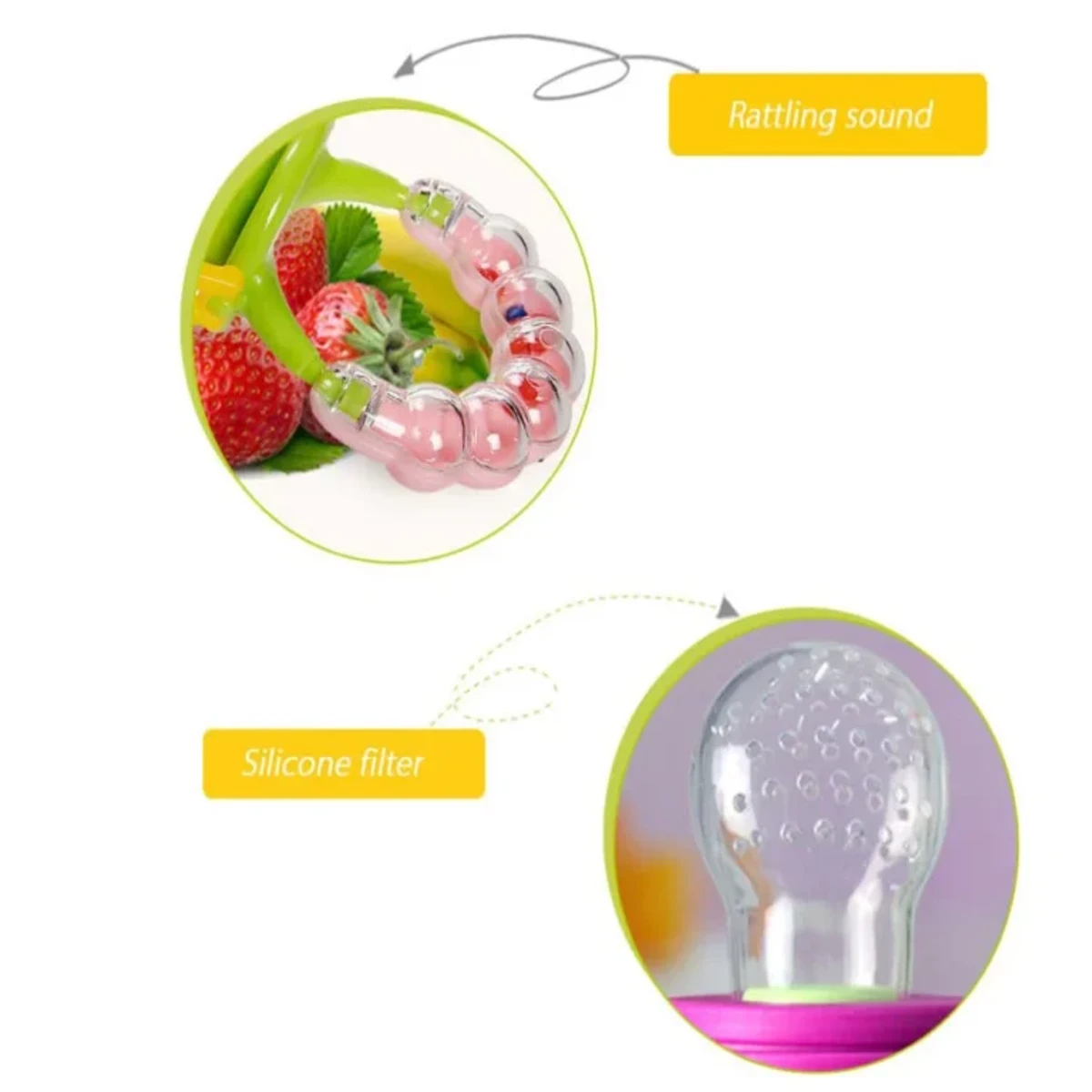 Baby Silicone Grade Fruit Juicer - Image 3